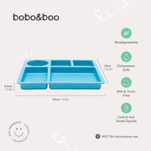 Bobo & Boo Bamboo Divided Plate