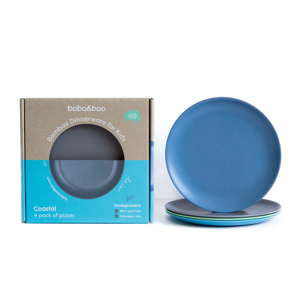 Bobo & Boo Bamboo Plate Set